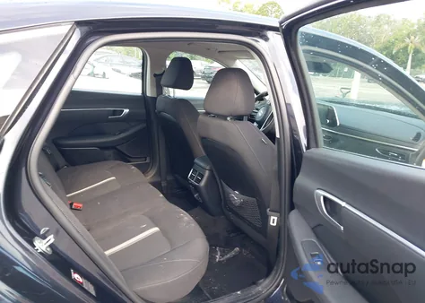 2021 Hyundai Sonata Blue from USA, damaged, VIN KMHL24JJ4MA036386